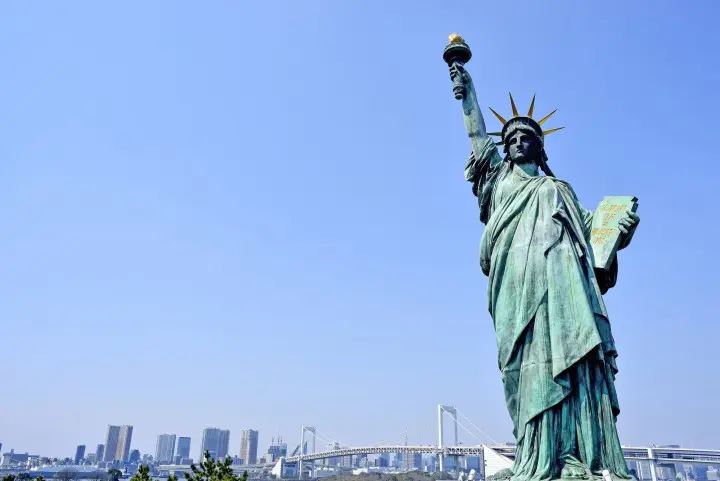 台場海濱公園 自由女神