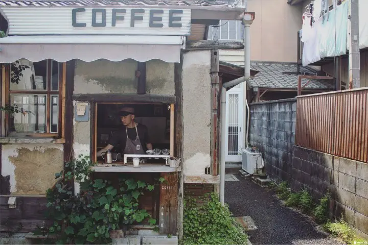 獨特空間構成的二条小屋咖啡