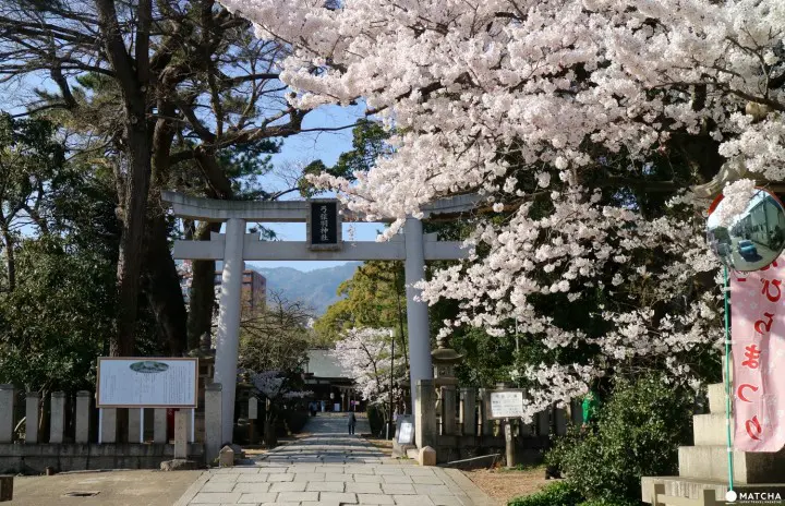 スケートファンもサッカーファンも參拝に訪れる神戸御影の弓弦羽神社