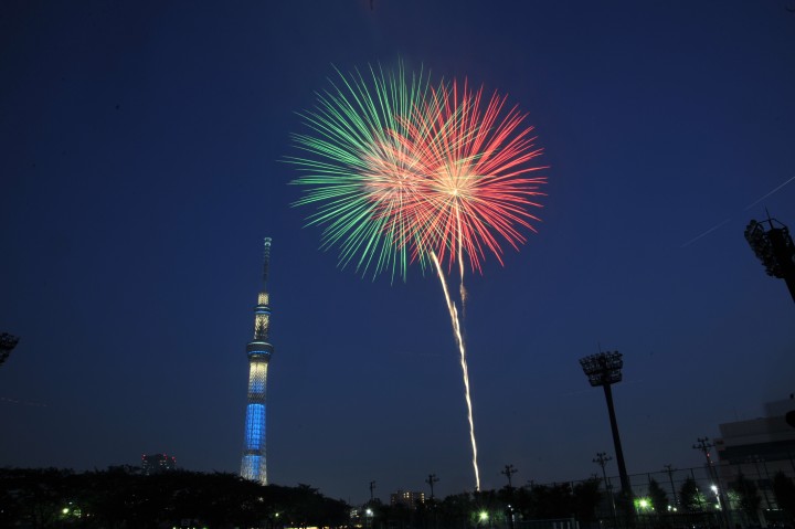 晴空塔と隅田川