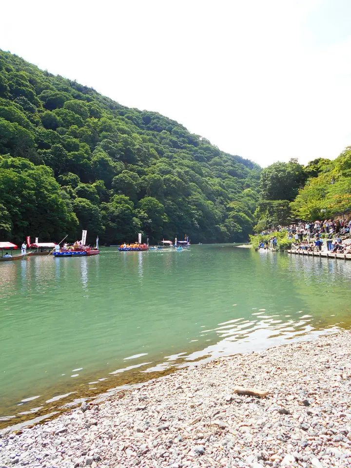 มิฟุเนะ มัตสึริ ประเพณีแห่เรือตำนานพันปี ณ อาราชิยามะ จังหวัดเกียวโต