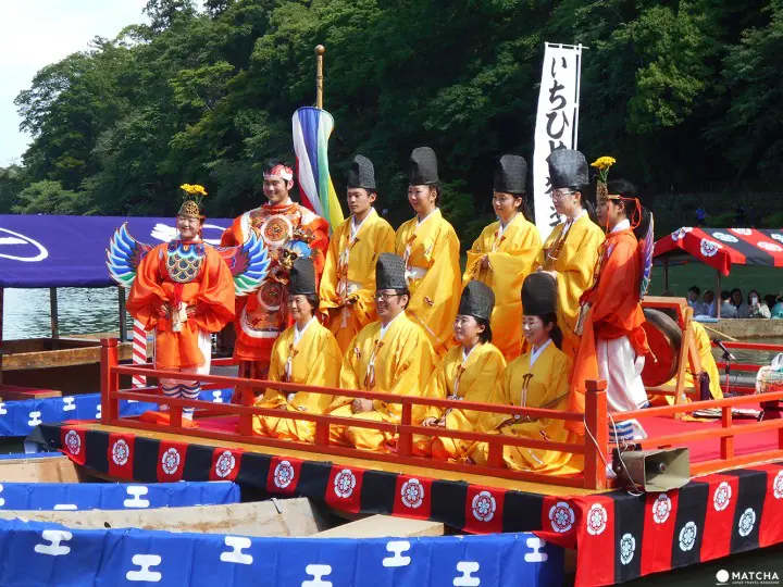 มิฟุเนะ มัตสึริ ประเพณีแห่เรือตำนานพันปี ณ อาราชิยามะ จังหวัดเกียวโต