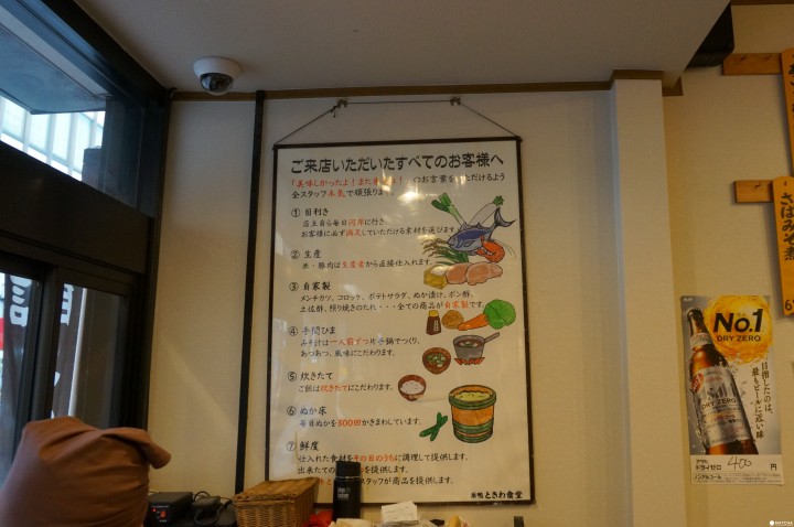 來到巢鴨必吃的平凡好滋味—ときわ食堂