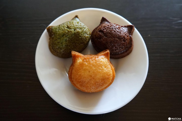 大阪 梅田の最高にキュートなスイーツ ブルージン の猫型パン Matcha やさしい日本語