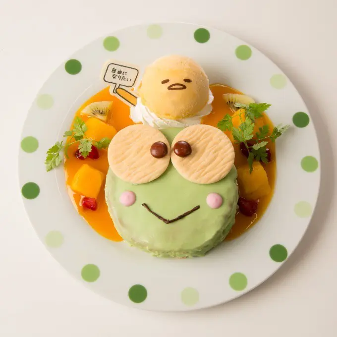 蛋黄哥大眼蛙咖啡蛋糕