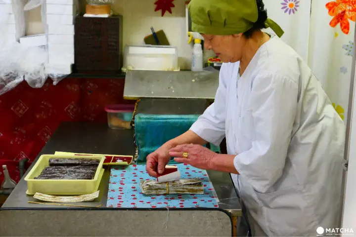 亀家の羊羹 －自家特制和果子