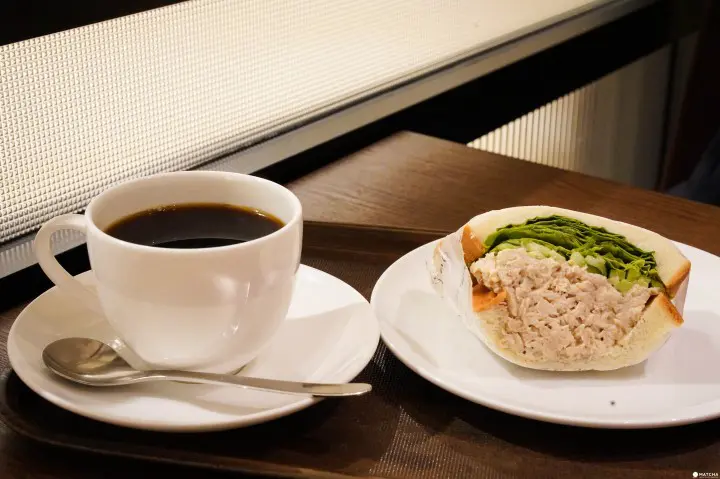 上岛咖啡店 东京站早餐三明治