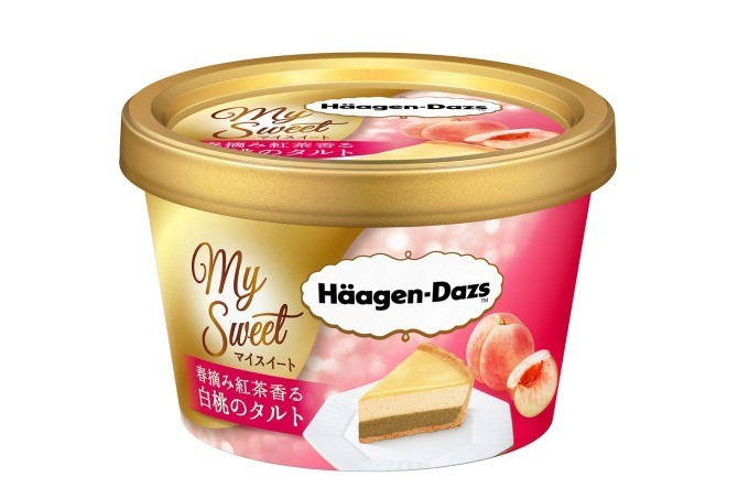 haggen dazs春摘紅茶香 白桃塔