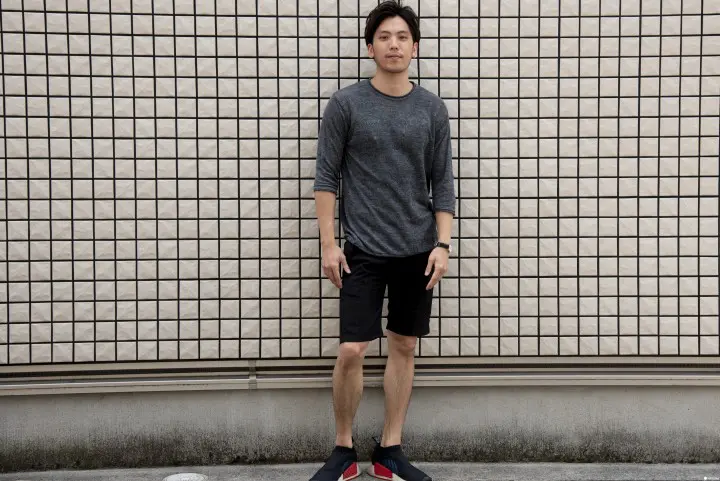 京坂神8月天气与服装男