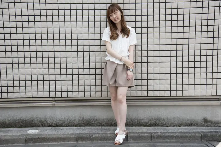 8月の京阪神の天気と女性のコーディネート