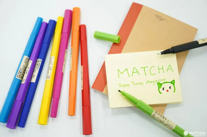 MUJI 六角双头水性笔