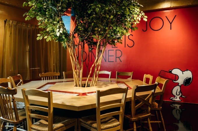 PEANUTS HOTEL史努比snoopy 用餐