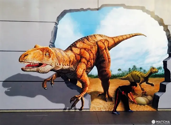 3D恐龙彩绘 偷蛋人