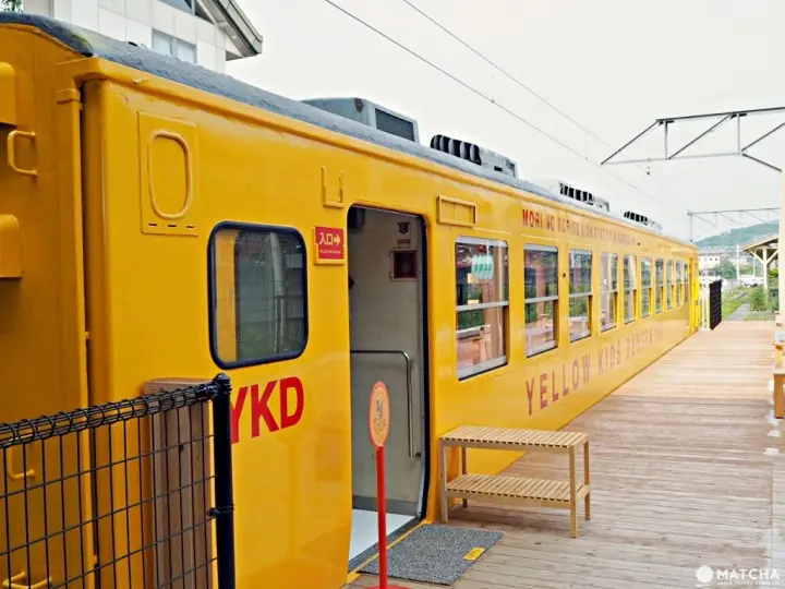 信浓铁道轻井泽站黄电车