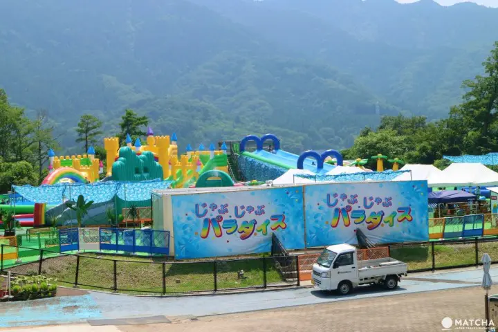 世界唯一一个的柏灵顿熊主题乐园已在相模湖森林游乐园开幕！机动游戏、烧烤场、温泉设施齐备，最适合一家大小来玩了！