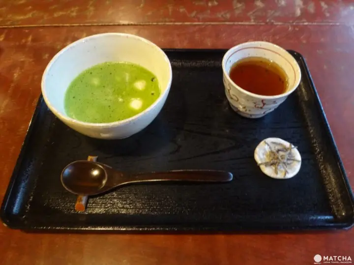 茶房 古桑庵 抹茶湯圓