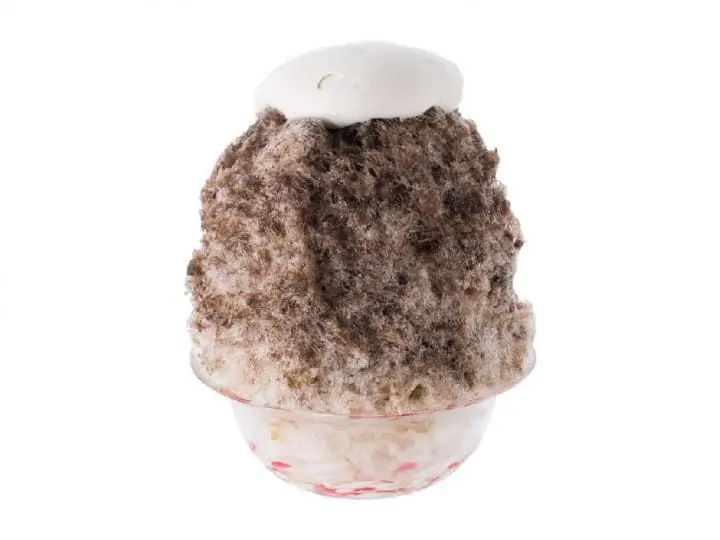 人形町森乃園甘味處 焙茶剉冰