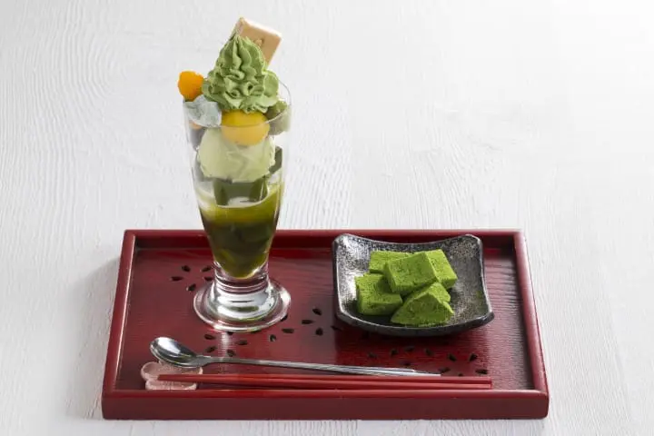 人形町森乃園甘味處 抹茶甜點