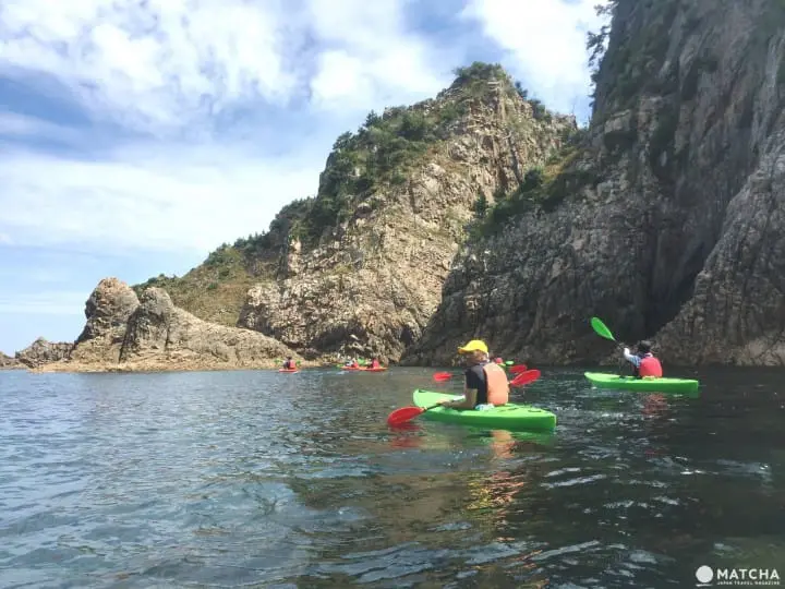 下望25公尺海底世界 『鳥取』浦富海岸獨木舟攻略