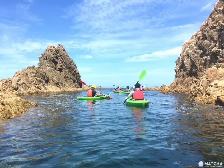 下望25公尺海底世界 『鳥取』浦富海岸獨木舟攻略