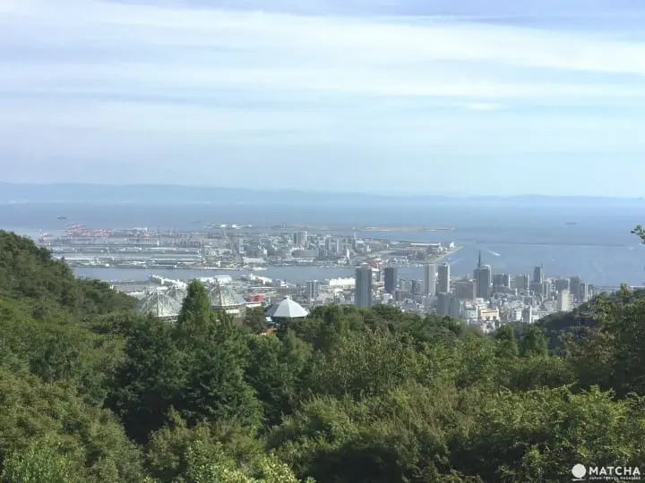 神戶布引香草園 一次擁抱海、夕陽和星空