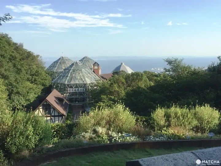 神戶布引香草園 一次擁抱海、夕陽和星空