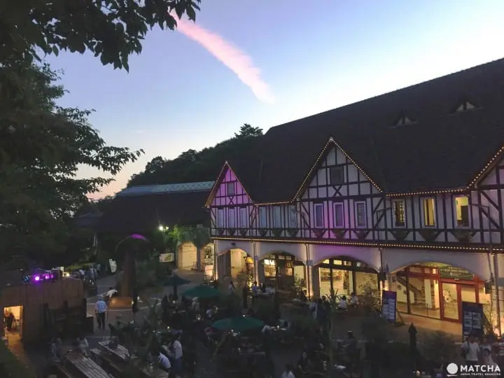 神戶布引香草園 一次擁抱海、夕陽和星空