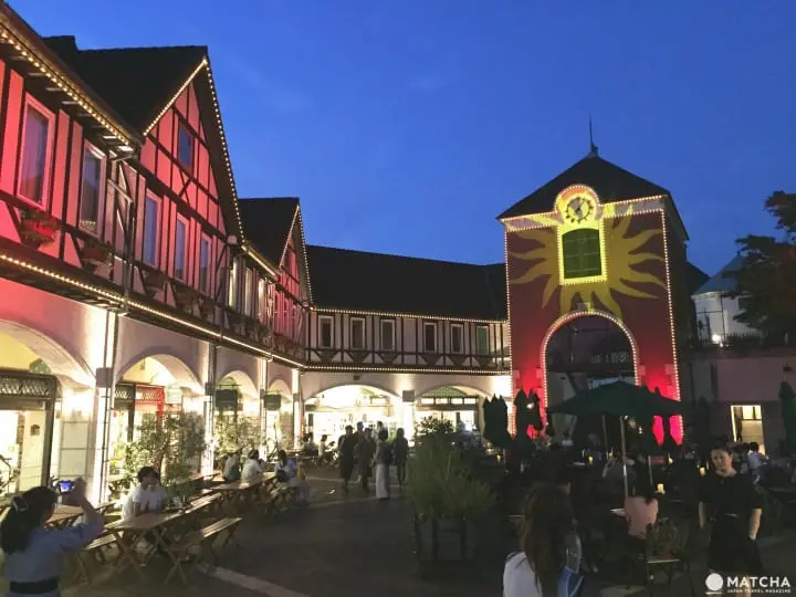 神戶布引香草園 一次擁抱海、夕陽和星空