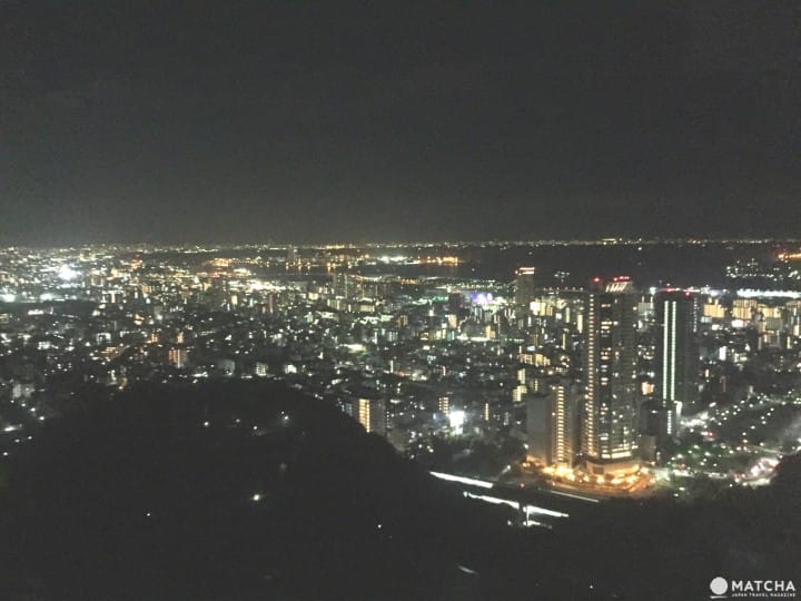 神户布引香草园 一次拥抱海、夕阳和星空