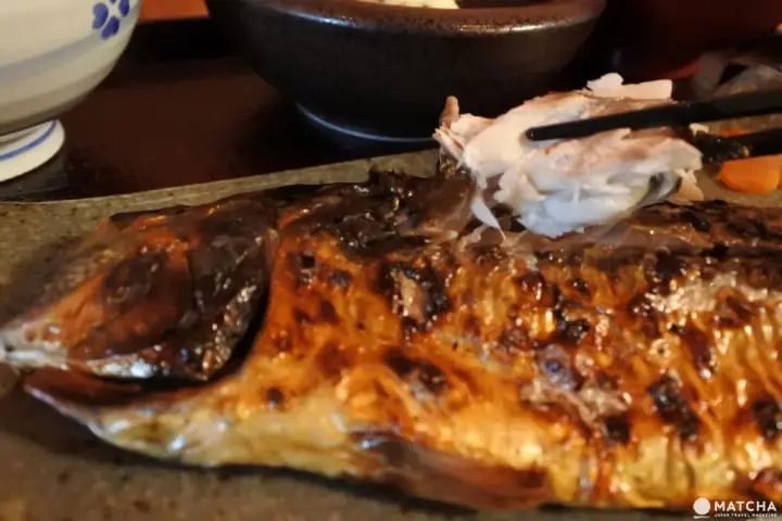 日式　烤鯖魚　定食