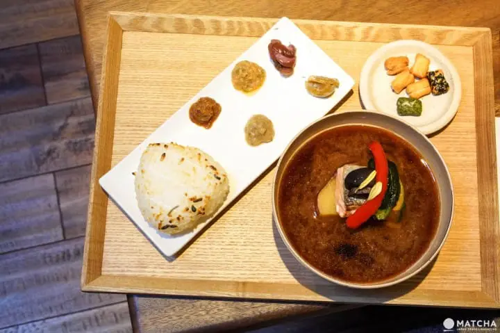 味噌套餐烤飯糰