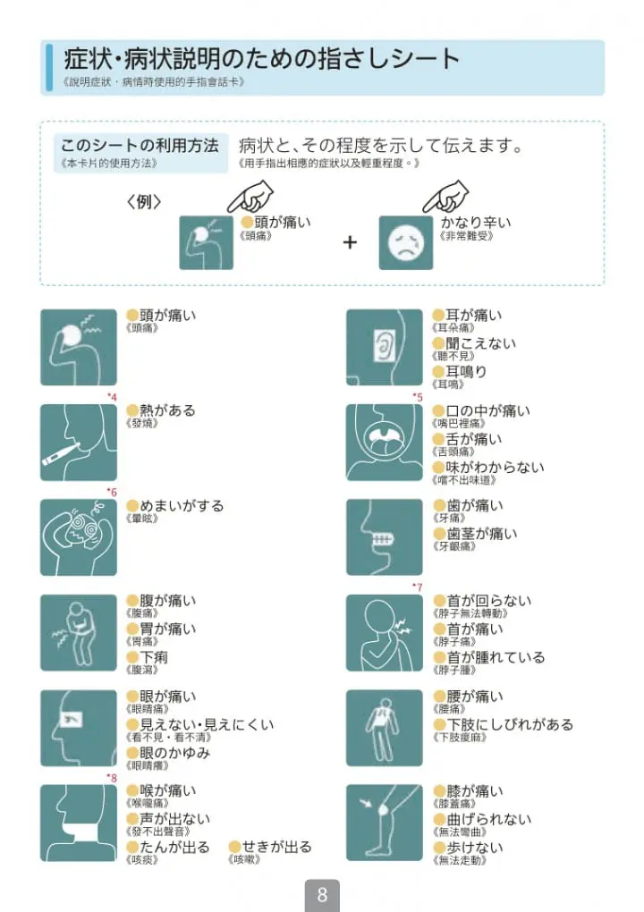 日本醫療機構的就醫須知與注意事項