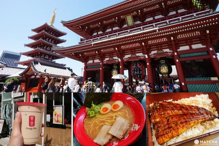 รวมร้านอาหารและของทานเล่นย่านอาซากุสะ Asakusa (อัพเดทเรื่อยๆ)