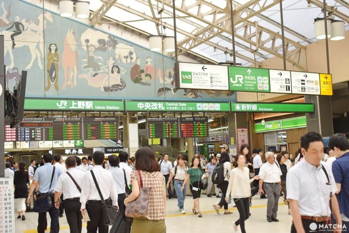 上野車站完全指南 路線比較 前往各車站的交通方式 成田機場至上野站的交通優惠票券說明 Matcha 日本線上旅遊觀光雜誌