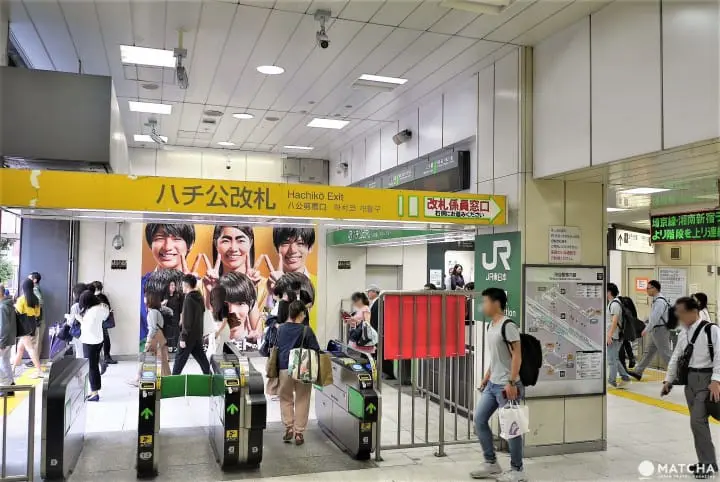 ハチ公改札