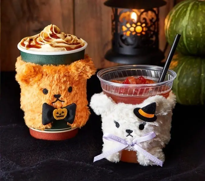 日本tully's coffee萬聖節杯套