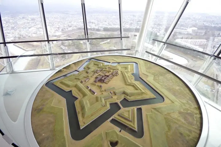 五稜郭展望台還原模型