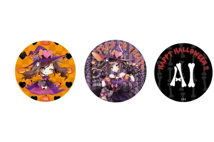 kizuna ai 万圣节 胸章