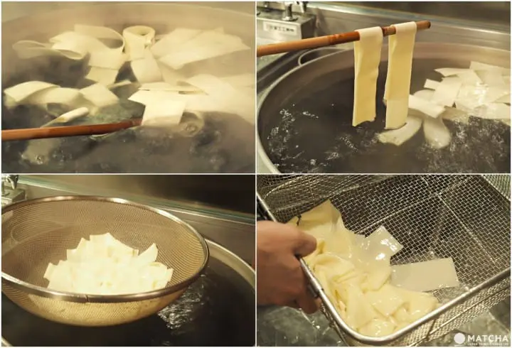 花山乌龙面制作过程