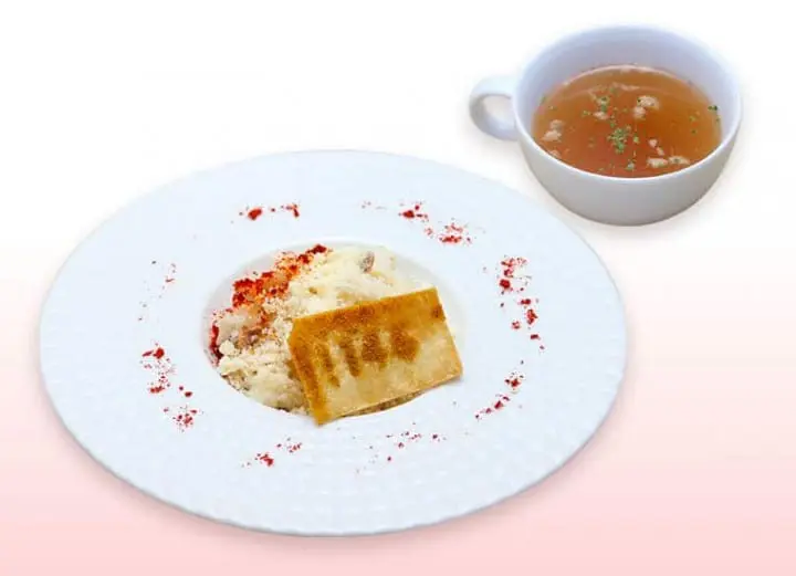 工作细胞咖啡厅白血球（好中球）起士烩饭附汤