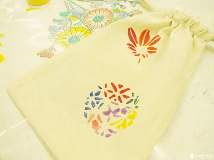 加賀友禪體驗布袋