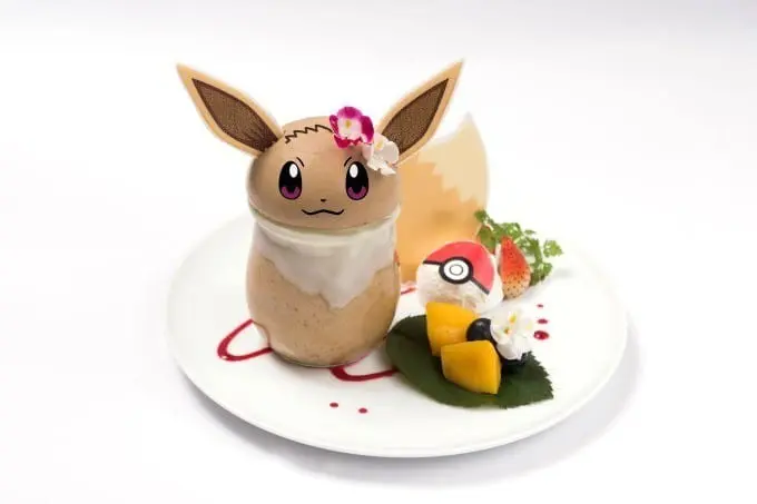 寶可夢咖啡廳 皮卡丘布丁是伊布布丁