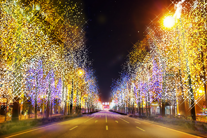 御堂筋燈飾活動2018 光之川