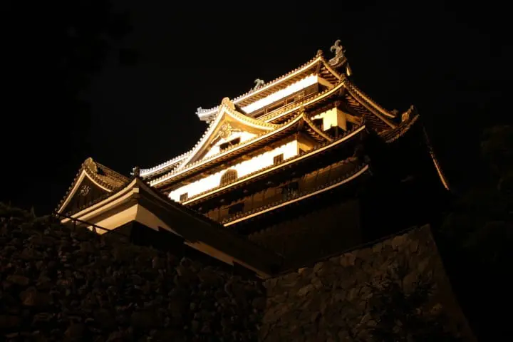 松江城 夜間登閣