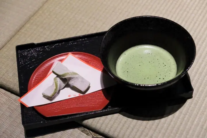 松江城茶席茶點
