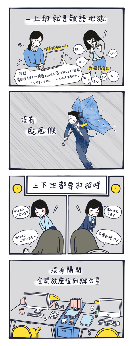 日本的職場特色漫畫