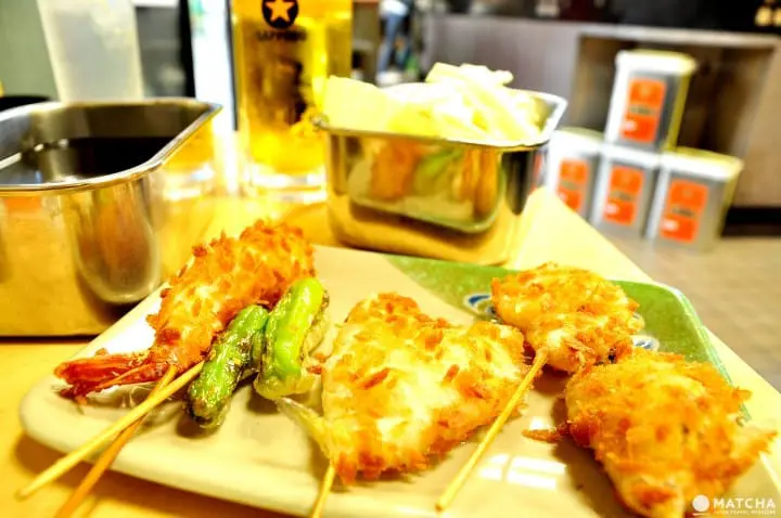 ヨネヤ串炸生啤套餐