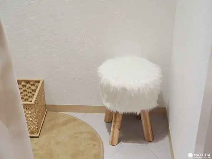 福助銀座店 試穿室