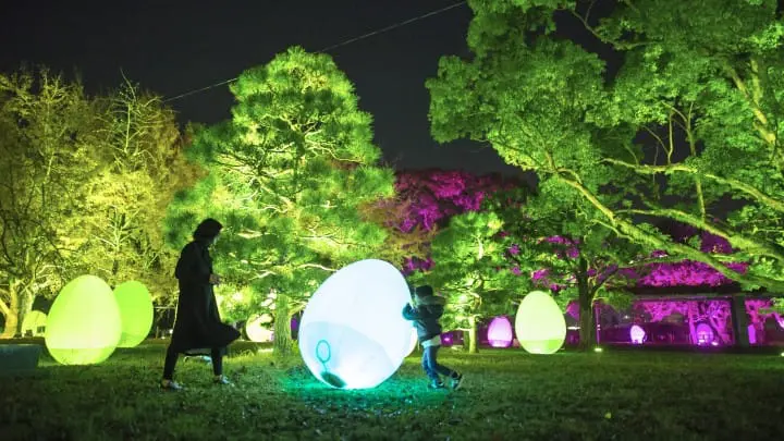 TEAMLAB廣島城光之祭2