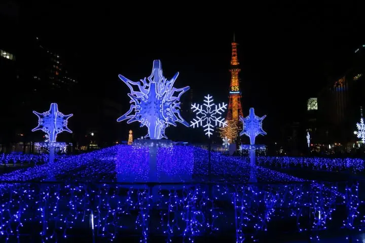 札幌白色點燈燈飾活動2